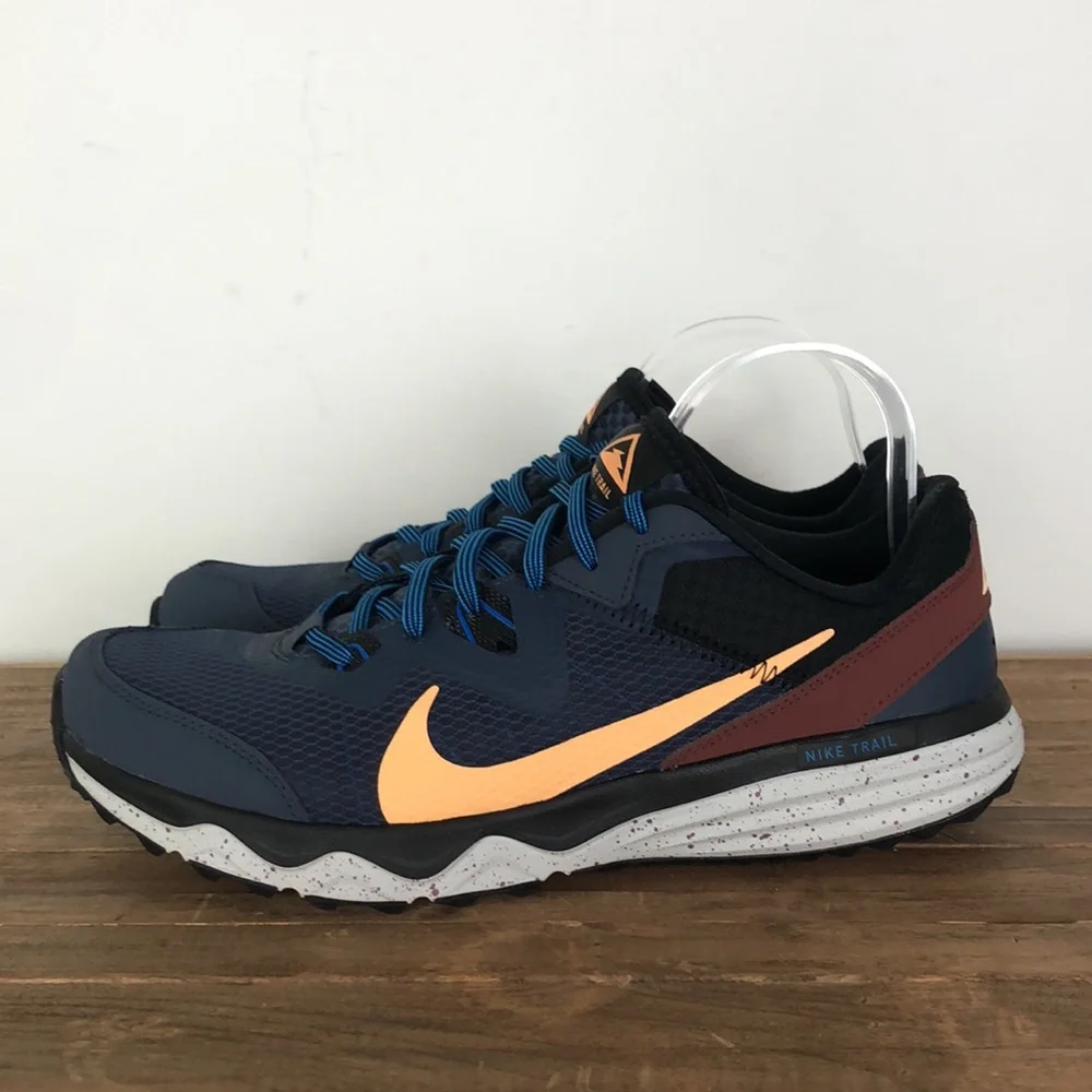 NIKE blue juniper trail all terrain mountain sneakers us mens size 9.5_6